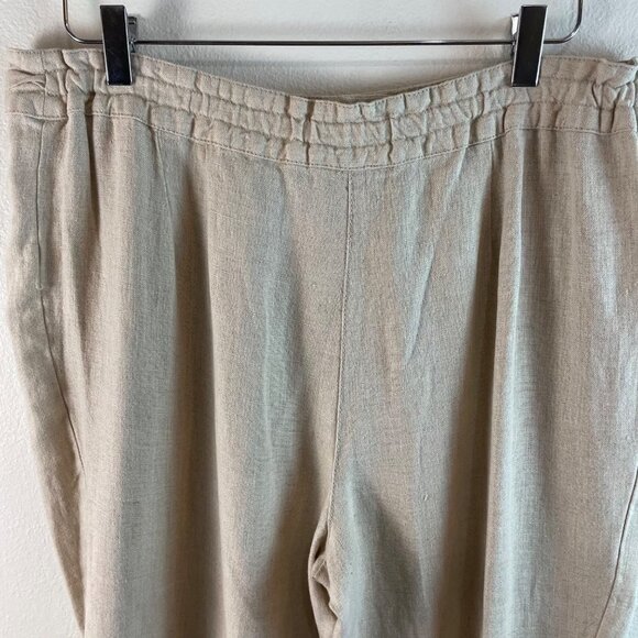 Charter Club Linen Capri Length Pants Size 16 - Picture 8 of 10
